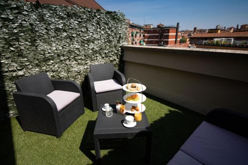 Balcony/terrace, Boutique Hotel Re Enzo in Saragozza Balcony/terrace, Boutique Hotel Re Enzo in Saragozza