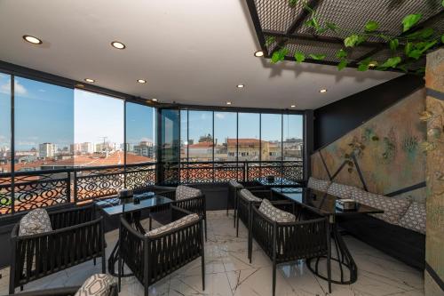 Balcony/terrace, White Corner Hotel in İstanbul Balcony/terrace, White Corner Hotel in İstanbul