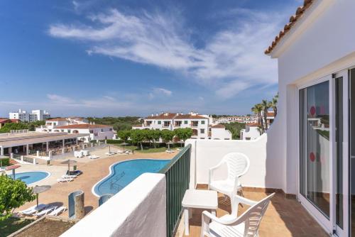 발코니/테라스, Apartamentos Vista Blanes in 메노르카 발코니/테라스, Apartamentos Vista Blanes in 메노르카