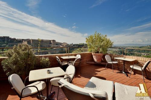 Balcony/terrace, Hotel Athena in Siena Balcony/terrace, Hotel Athena in Siena
