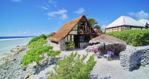 Buitenkant, Vahaui Paradis in Rangiroa Buitenkant, Vahaui Paradis in Rangiroa