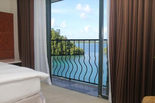 Balcony/terrace, Sea Passion Hotel in Koror Island Balcony/terrace, Sea Passion Hotel in Koror Island