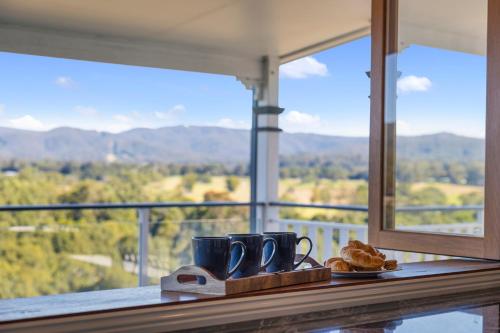 Balcony/terrace, Misty Hills House in Nana Glen Balcony/terrace, Misty Hills House in Nana Glen