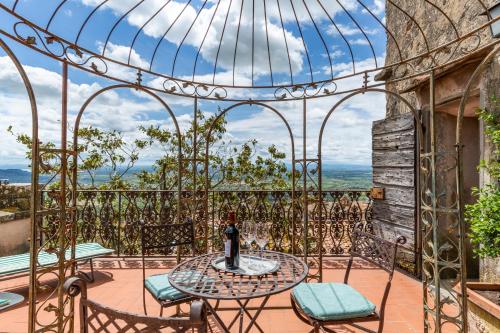 Balkong/terasse, Hotel San Michele in Cortona Balkong/terasse, Hotel San Michele in Cortona
