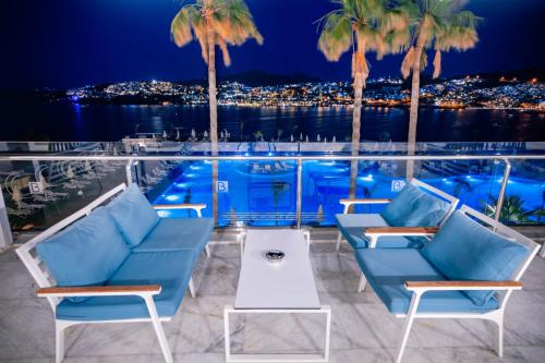 Балкон, Hotel Baia Bodrum in Гундоган Балкон, Hotel Baia Bodrum in Гундоган
