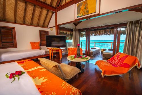 View, Sofitel Kia Ora Moorea Beach Resort in Moorea Island View, Sofitel Kia Ora Moorea Beach Resort in Moorea Island