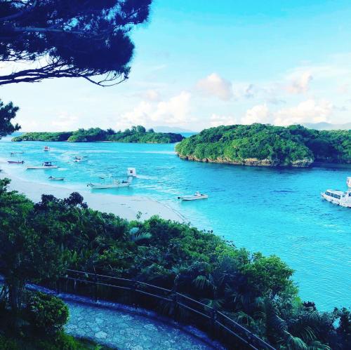 Jouya in Kabira Bay Jouya in Kabira Bay