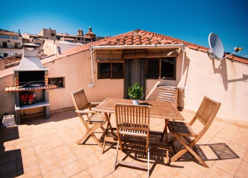 balkon/terras, Apartamentos Maribel in Calaceite balkon/terras, Apartamentos Maribel in Calaceite