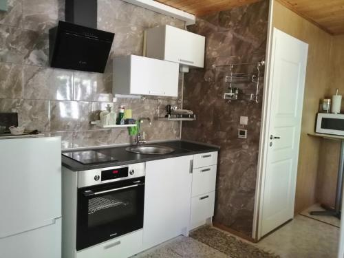 Kitchen, Apartment by the park in Imatra Kitchen, Apartment by the park in Imatra