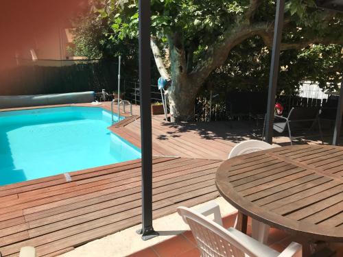 Swimming pool, Chambre climatisee avec sdb privee dans une villa avec piscine ouverte d'avril a mi octobre in Chateau-Gombert Swimming pool, Chambre climatisee avec sdb privee dans une villa avec piscine ouverte d'avril a mi octobre in Chateau-Gombert