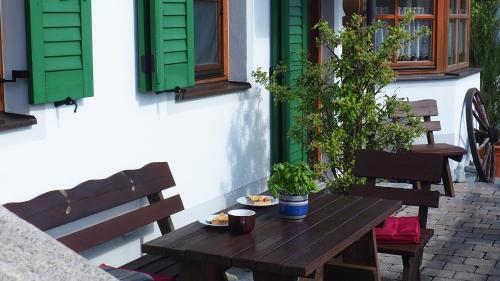 Balcony/terrace, Golfchalet Uttlau in Haarbach Balcony/terrace, Golfchalet Uttlau in Haarbach