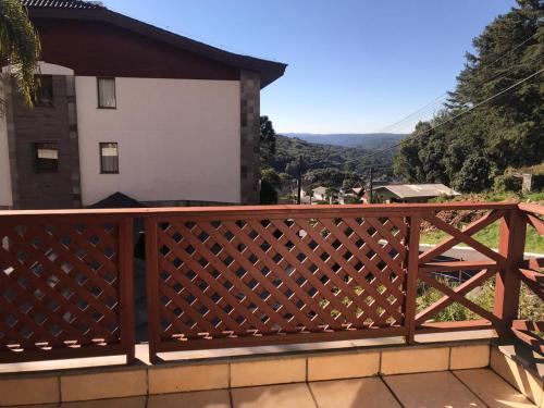 Balcony/terrace, Flat em Gramado in Gramado Balcony/terrace, Flat em Gramado in Gramado