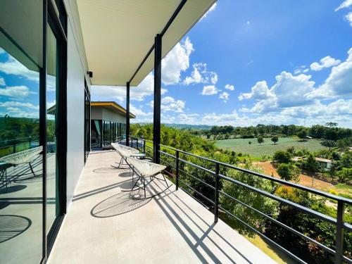 Balcony/terrace, Krin Resort in Khao Kho Balcony/terrace, Krin Resort in Khao Kho