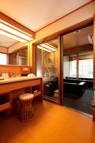 浴室, 北投日勝生加賀屋國際溫泉飯店 (Radium Kagaya International Hotel) in 北投區 浴室, 北投日勝生加賀屋國際溫泉飯店 (Radium Kagaya International Hotel) in 北投區