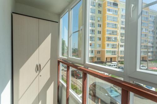 Balcony/terrace, Уютная квартира на Толстого 20 in Ufa Balcony/terrace, Уютная квартира на Толстого 20 in Ufa