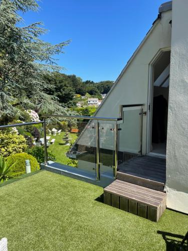 balkon/taras, Porthole Suites in Saint Aubin balkon/taras, Porthole Suites in Saint Aubin