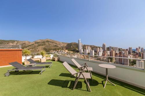 Balkon/teras, Hotel BCL Levante Club & Spa in Benidorm - Costa Blanca Balkon/teras, Hotel BCL Levante Club & Spa in Benidorm - Costa Blanca
