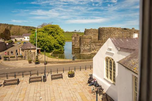 Castle Court in Beaumaris Castle Court in Beaumaris