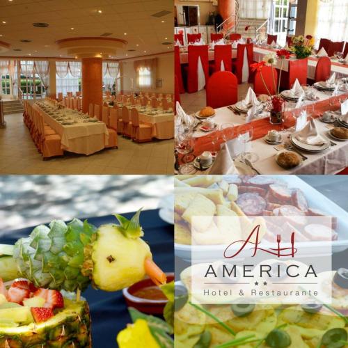 Ресторан, Hotel Restaurante America in Естрада Ресторан, Hotel Restaurante America in Естрада
