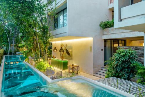 Piscina, 308-303 Beautiful apartments with 3 bedrooms in Tulum Piscina, 308-303 Beautiful apartments with 3 bedrooms in Tulum