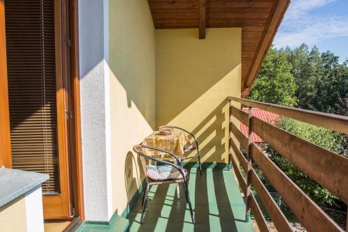 Balcony/terrace, Apartmany Pod Lesem in Rodvinov Balcony/terrace, Apartmany Pod Lesem in Rodvinov