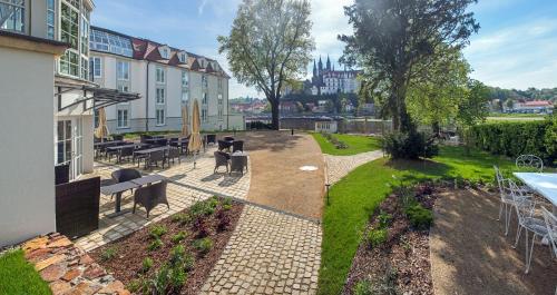 Terraza/balcón, Dorint Parkhotel Meißen in Meissen Terraza/balcón, Dorint Parkhotel Meißen in Meissen