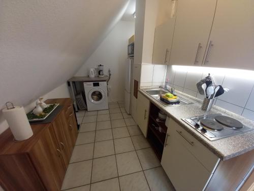 кухня, Ferienwohnung Landhaus Auf dem Hollo in Пітерхаген кухня, Ferienwohnung Landhaus Auf dem Hollo in Пітерхаген