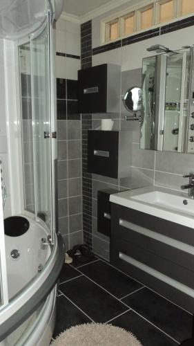 Fürdőszoba, B&B Bosscheweg in Tilburg Fürdőszoba, B&B Bosscheweg in Tilburg