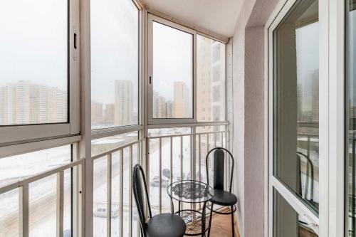 Balcony/terrace, Апартаменты Гостиныи Дворъ и Ко Автовокзал in Yekaterinburg Balcony/terrace, Апартаменты Гостиныи Дворъ и Ко Автовокзал in Yekaterinburg