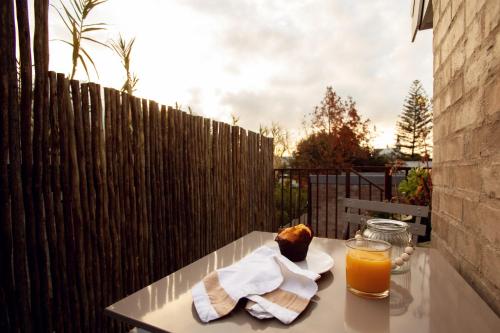 Balcony/terrace, Blaauw Cottage in Riebeek Kasteel Balcony/terrace, Blaauw Cottage in Riebeek Kasteel