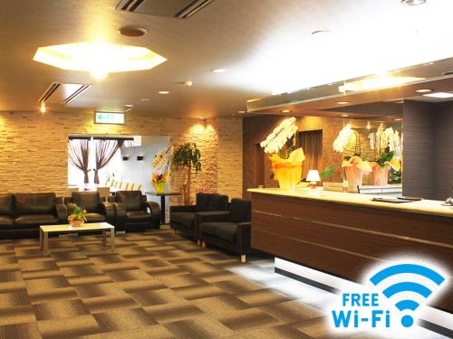 Lobby, Hotel Livemax Budget Iyomishima in Shikokuchuo Lobby, Hotel Livemax Budget Iyomishima in Shikokuchuo