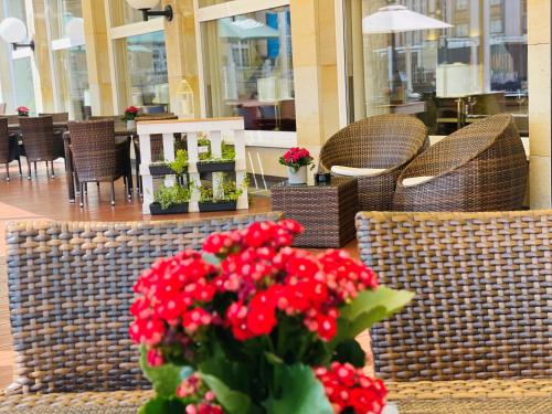Balcony/terrace, Hotel Chemnitzer Hof in Chemnitz Balcony/terrace, Hotel Chemnitzer Hof in Chemnitz