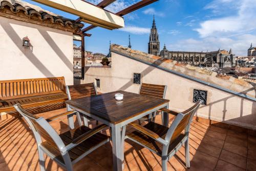 Balcony/terrace, Hotel Santa Isabel in Toledo Balcony/terrace, Hotel Santa Isabel in Toledo