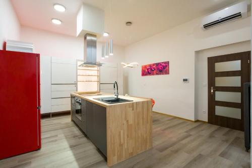 ห้องครัว, Luxusní velký apartmán s terasou v centru Litomyšle (Luxusni velky apartman s terasou v centru Litomysle) in ลิโทมิเซล ห้องครัว, Luxusní velký apartmán s terasou v centru Litomyšle (Luxusni velky apartman s terasou v centru Litomysle) in ลิโทมิเซล