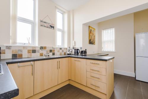 kuhinja, Apartment 1 (first floor) in Wigan kuhinja, Apartment 1 (first floor) in Wigan