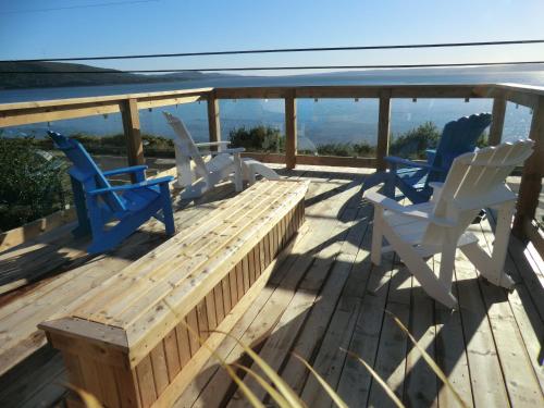 شرفة/ تراس, Admiral Digby Inn Restaurant and Cottages in Digby شرفة/ تراس, Admiral Digby Inn Restaurant and Cottages in Digby