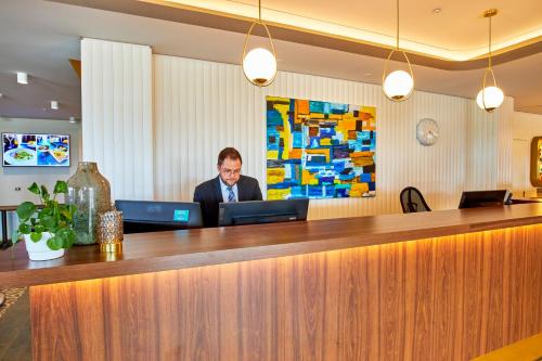 Előcsarnok, Fosshotel Stykkisholmur PO in Stykkisholmur Előcsarnok, Fosshotel Stykkisholmur PO in Stykkisholmur