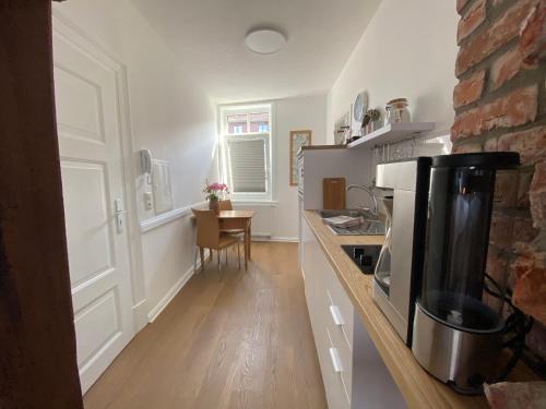 廚房, Altstadt Fereienwohnung Hameln in 哈默爾恩市中心 廚房, Altstadt Fereienwohnung Hameln in 哈默爾恩市中心