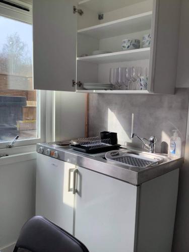 Kitchen, Cosy compact living best for 1-2 adults in Heberg Kitchen, Cosy compact living best for 1-2 adults in Heberg
