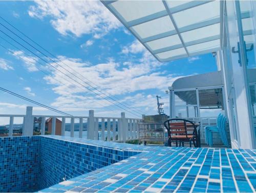 Swimming pool, Sky Grass in South Beach Swimming pool, Sky Grass in South Beach