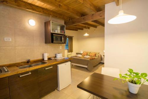 주방, Posada y Cabanas El Barranco in 엘 찰텐 주방, Posada y Cabanas El Barranco in 엘 찰텐