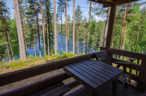Balcony/terrace, Ahvenlampi Camping in Saarijarvi Balcony/terrace, Ahvenlampi Camping in Saarijarvi