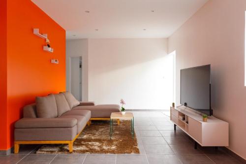 Közös társalgó / TV, Domaine KAZ A BIBI - Charmant, moderne et reposant in Sainte Rose Közös társalgó / TV, Domaine KAZ A BIBI - Charmant, moderne et reposant in Sainte Rose