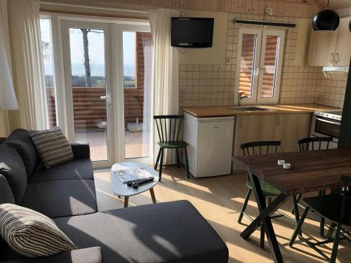 صالة مشتركة/ منطقة التلفزيون, Emmerbølle feriehytter in Helletofte صالة مشتركة/ منطقة التلفزيون, Emmerbølle feriehytter in Helletofte