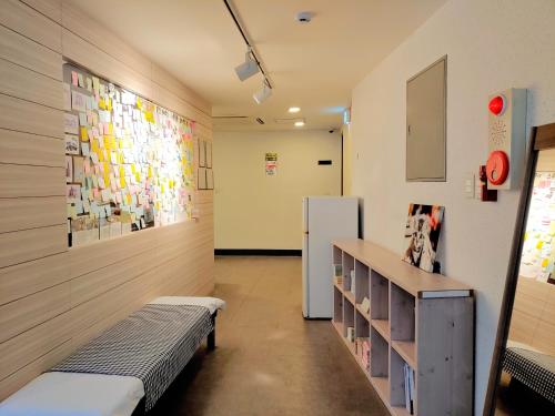 gedeelde lounge/tv-ruimte, Dongseongro Zero Guesthouse in Daegu gedeelde lounge/tv-ruimte, Dongseongro Zero Guesthouse in Daegu