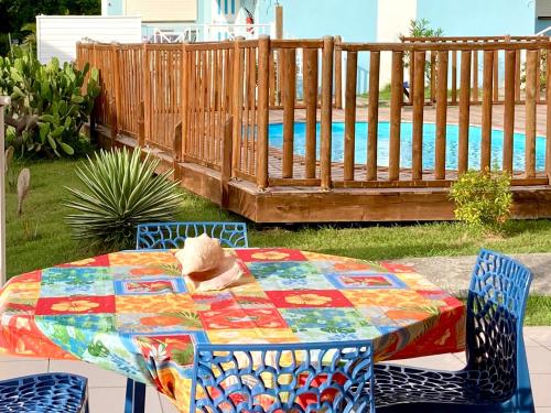 Terraza/balcón, Residence Soleil Demery in Terre-de-Haut Terraza/balcón, Residence Soleil Demery in Terre-de-Haut