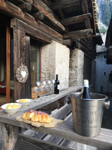 Erkély/terasz, La Stalla in Vicosoprano Erkély/terasz, La Stalla in Vicosoprano