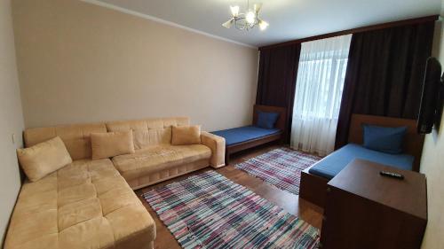 Bed, Просторные 2-к апартаменты in Kogalym Bed, Просторные 2-к апартаменты in Kogalym