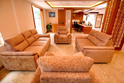 Lobby, Krishnavalsam Regency in Guruvayoor Lobby, Krishnavalsam Regency in Guruvayoor