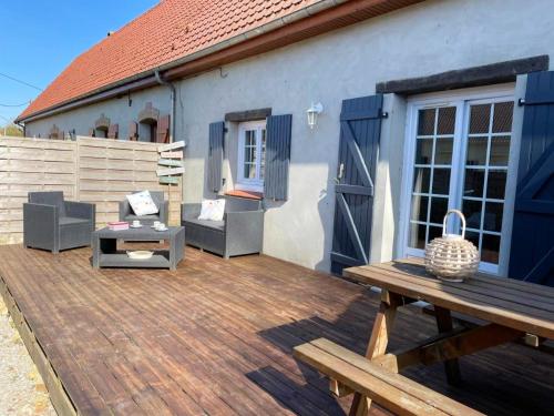 Balcony/terrace, Maison familiale avec piscine partagee a Lottinghen in Lottinghen Balcony/terrace, Maison familiale avec piscine partagee a Lottinghen in Lottinghen